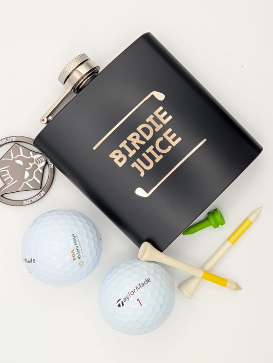 "Birdie Juice" Hip Flask